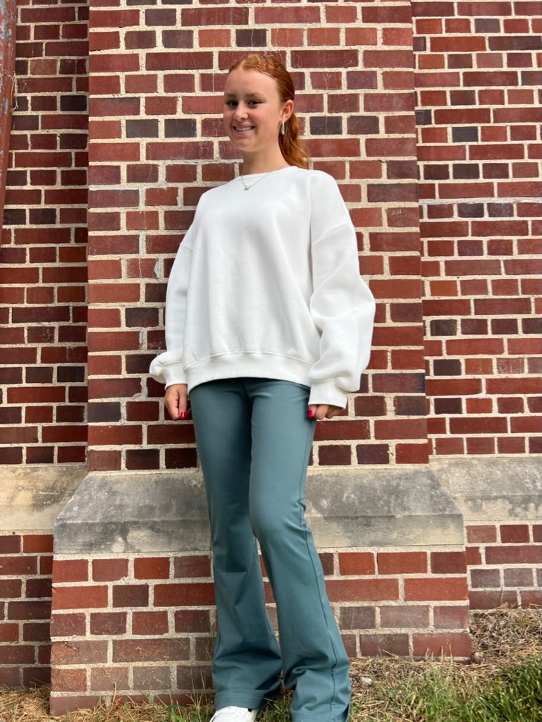 Coffee Run Yoga Pants // GREEN