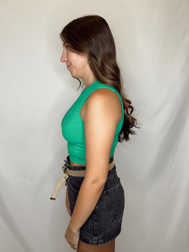 Necessity Tank Top // KELLY GREEN