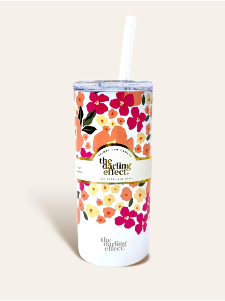 Skinny Tumbler With Straw