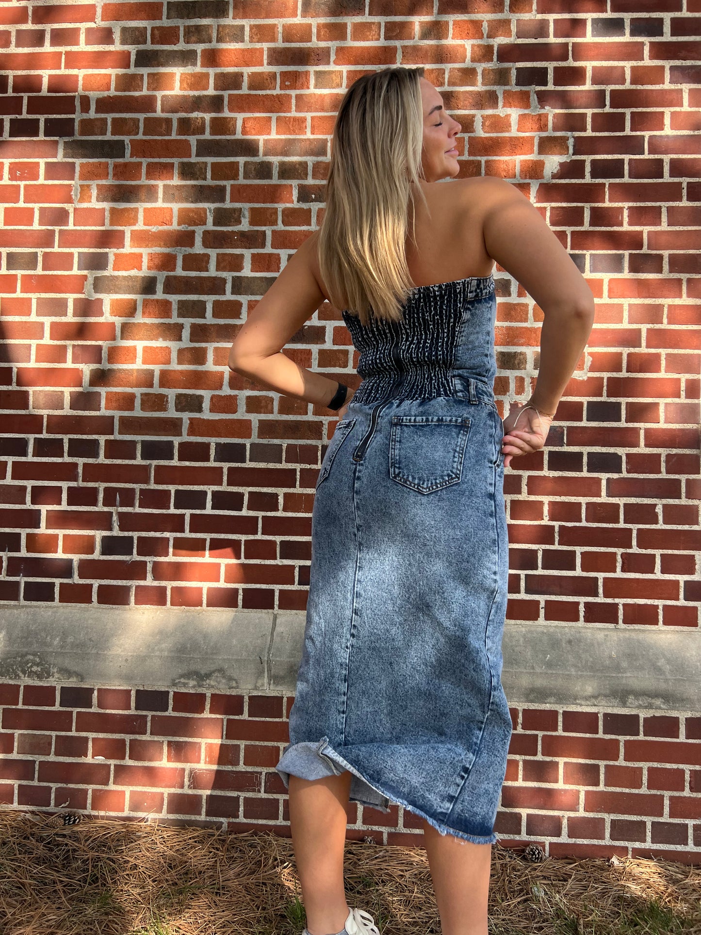 Show Stopper Denim Dress