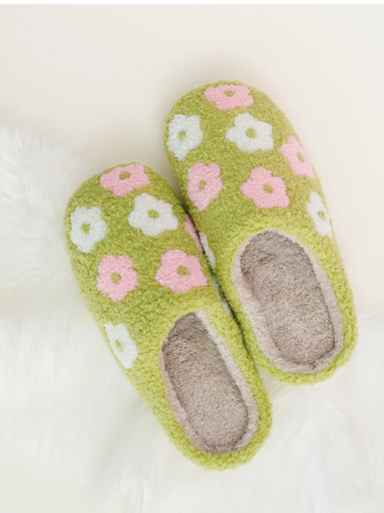 Green Meadow Slippers