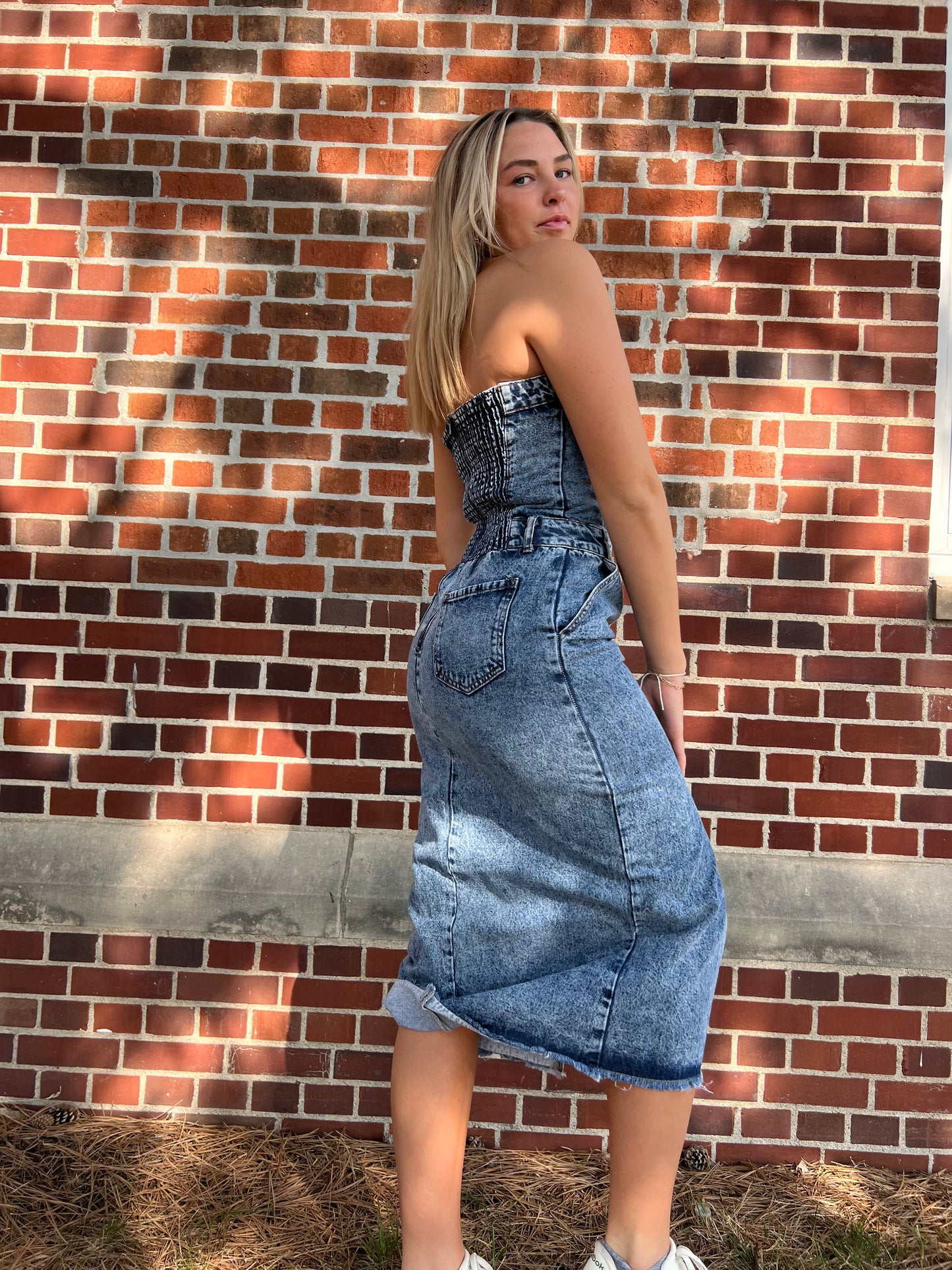Show Stopper Denim Dress