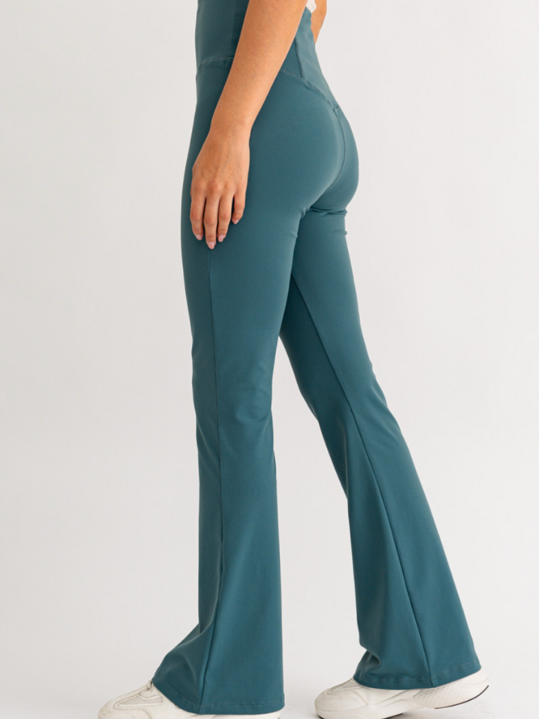 Coffee Run Yoga Pants // GREEN