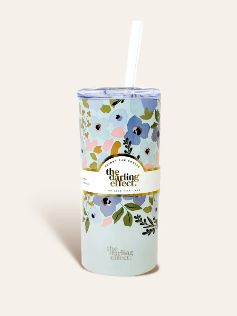 Skinny Tumbler With Straw