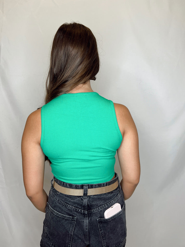 Necessity Tank Top // KELLY GREEN
