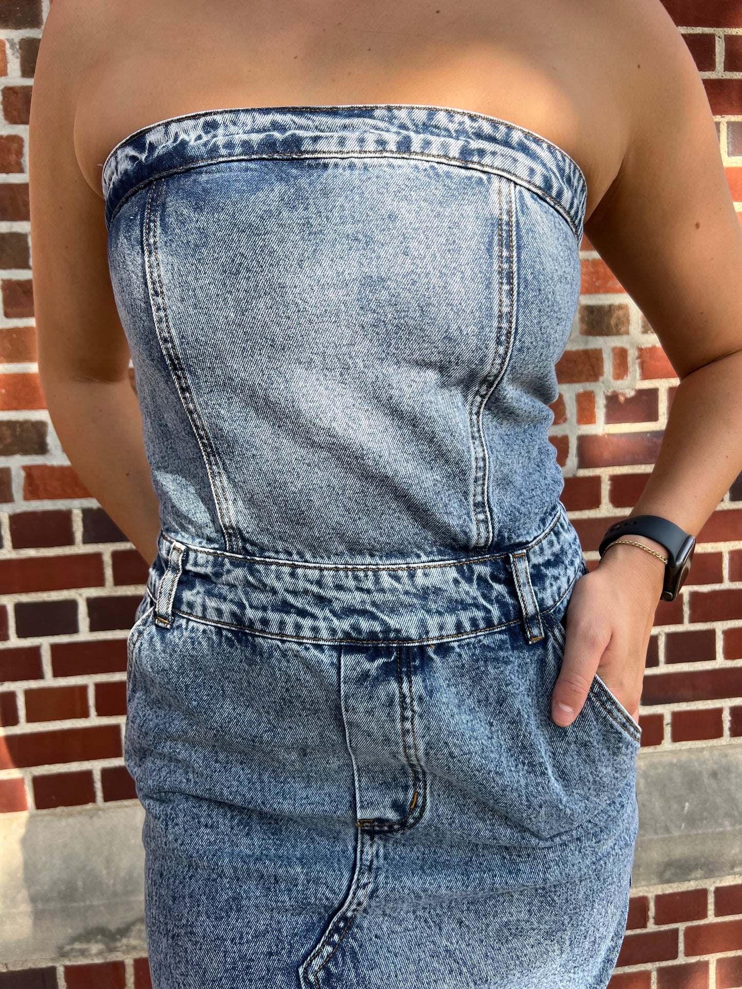 Show Stopper Denim Dress