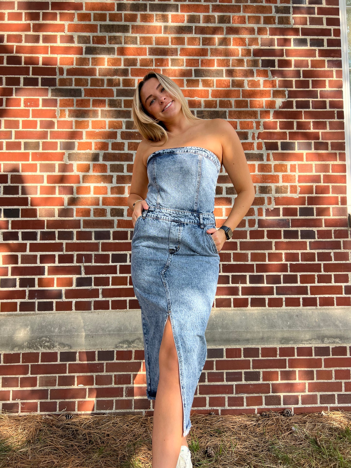 Show Stopper Denim Dress