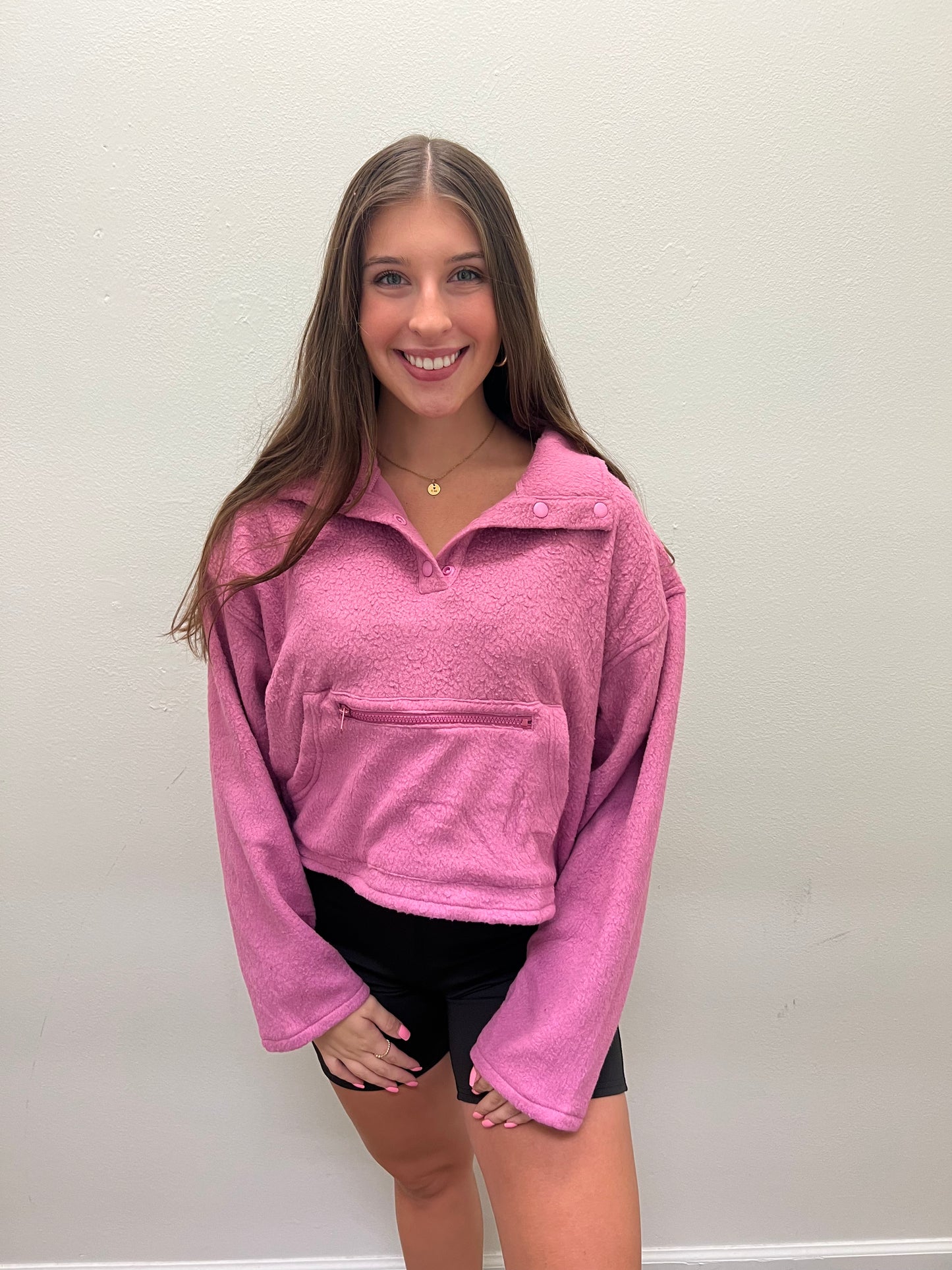 Barbie Sherpa Pullover