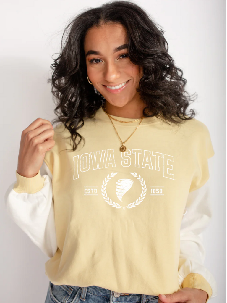 ISU Ivy League Crewneck YELLOW