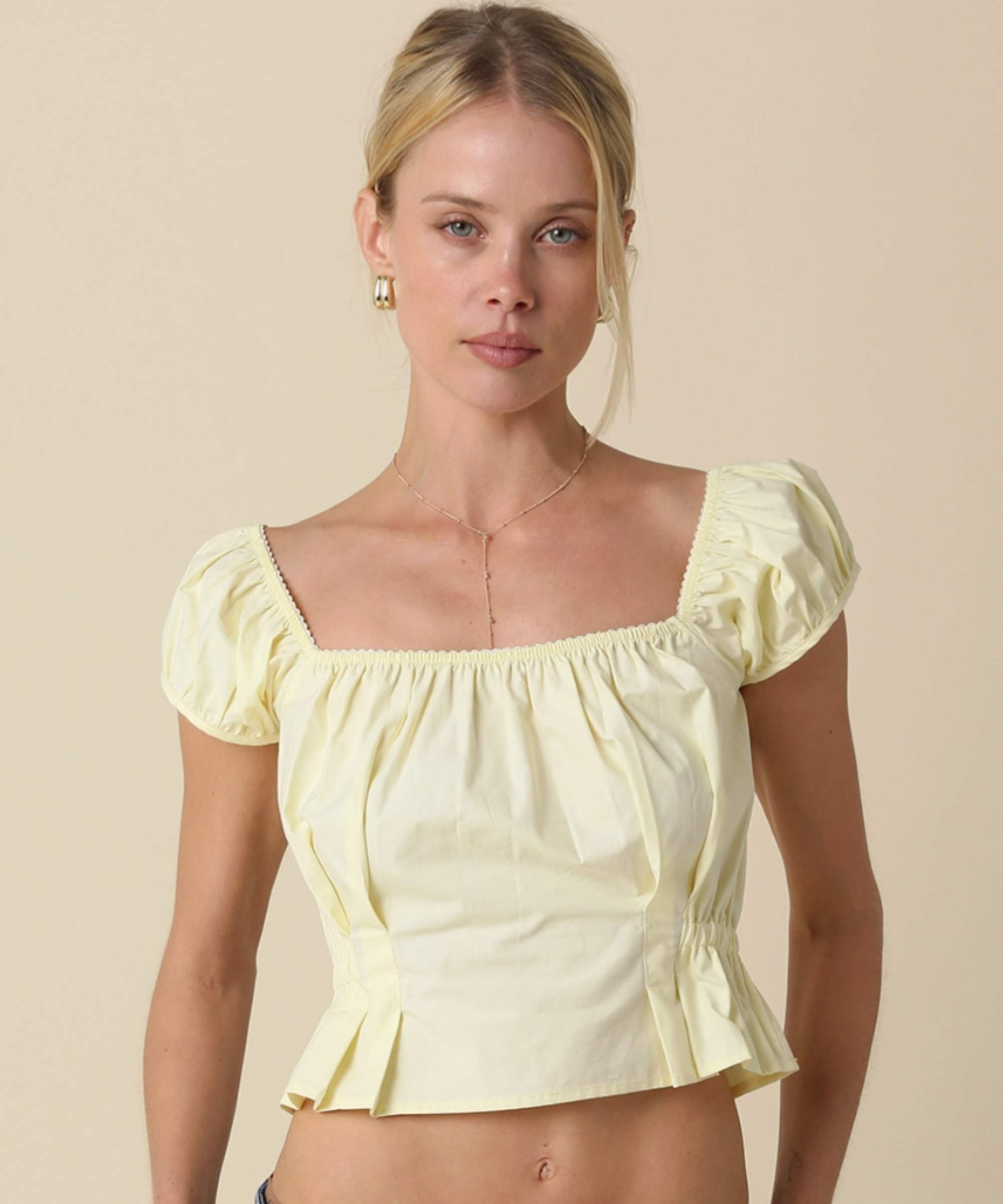 Macie Square Neck Top