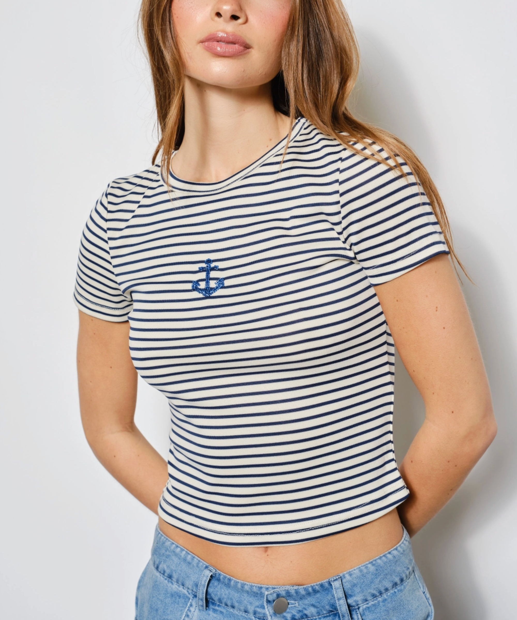 Anchor Striped Tee