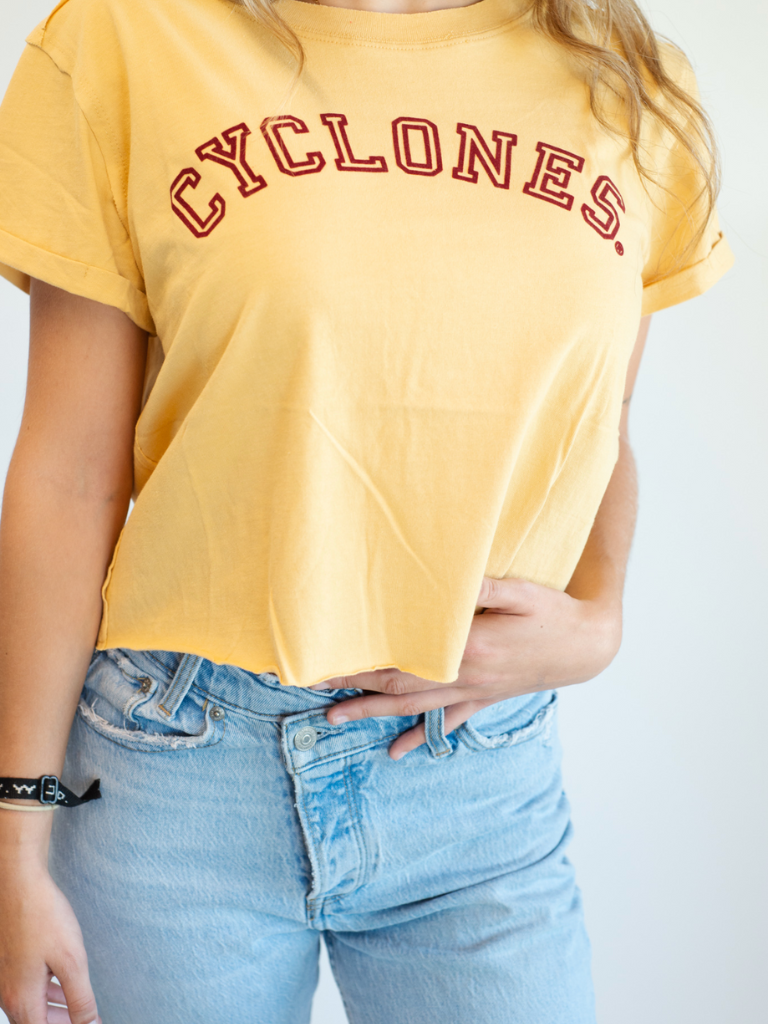 Cyclones Cropped Tee