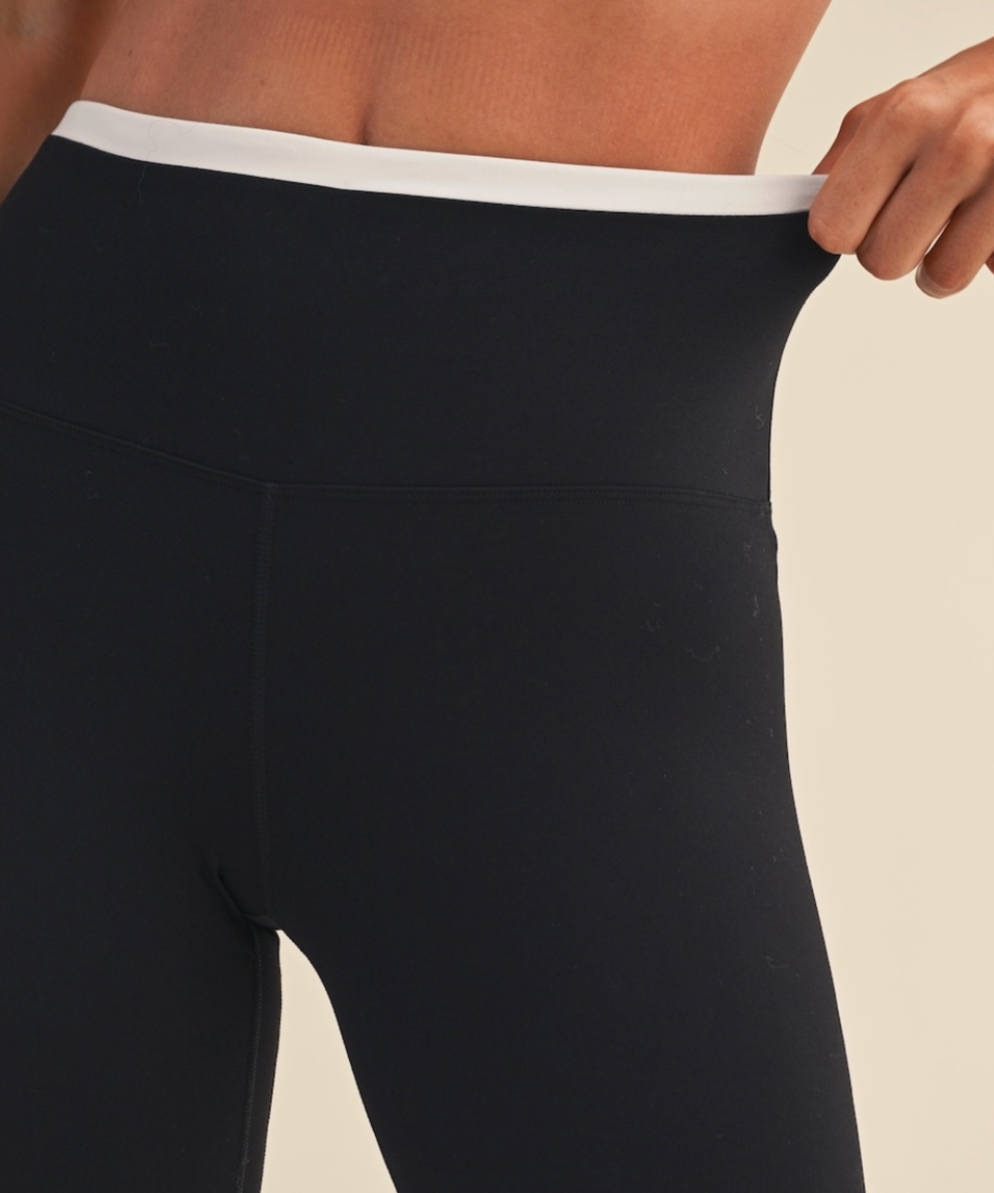 Contrast Binding Leggings