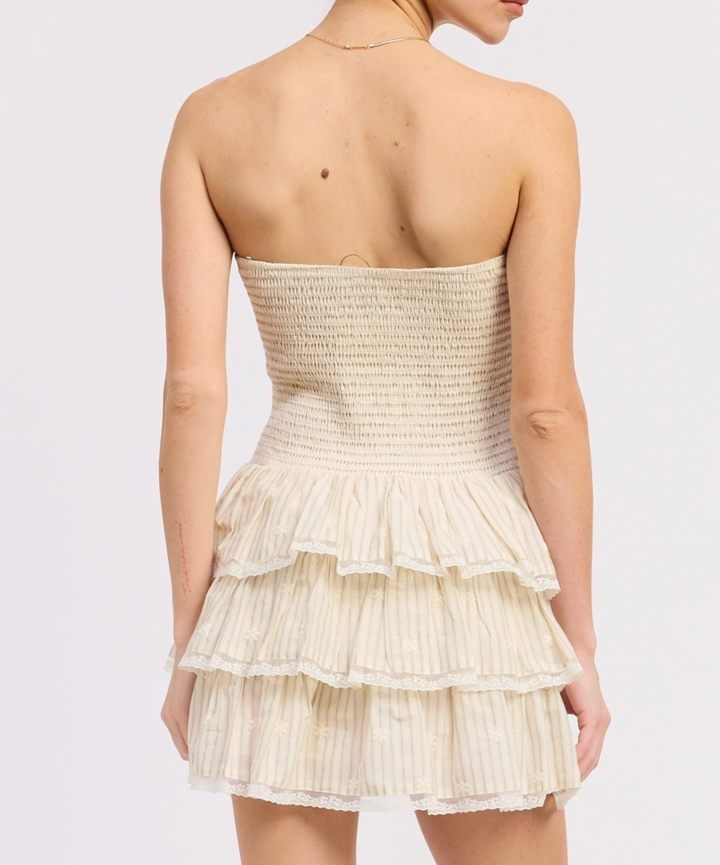 Meg Smocked Mini Dress