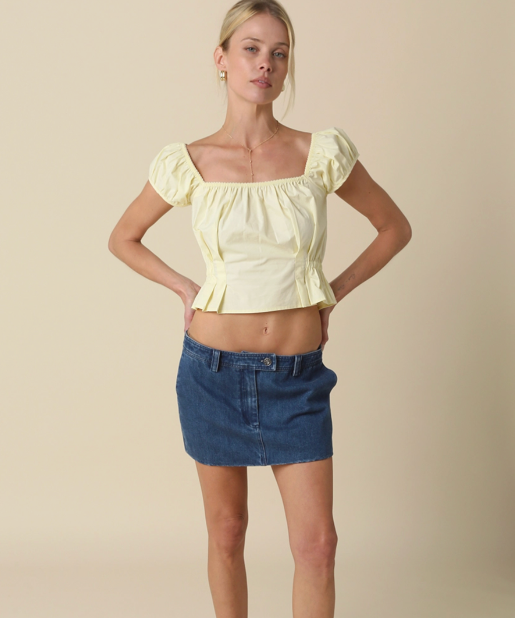 Macie Square Neck Top
