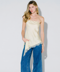 Satin Asymmetrical Top