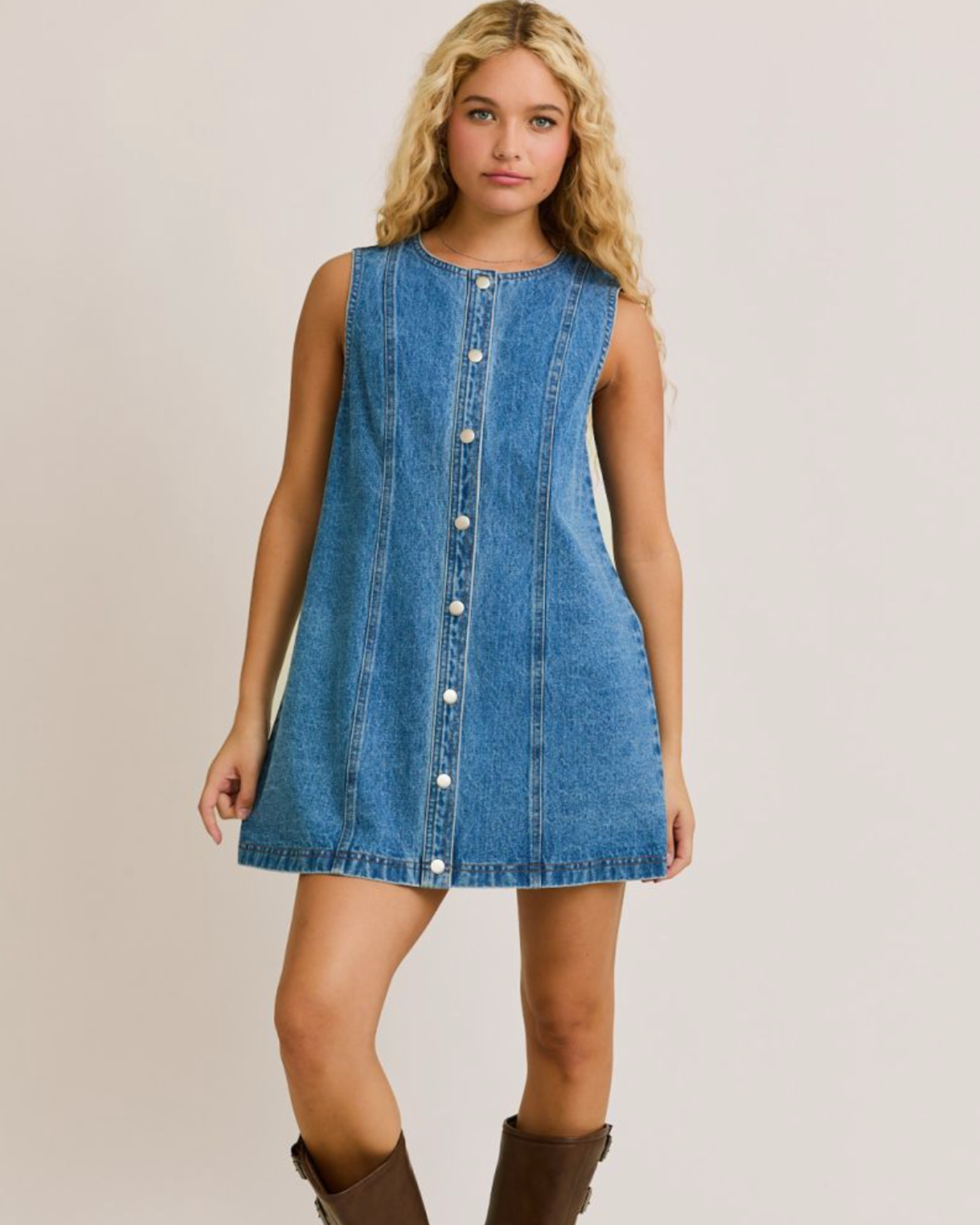 Denim Mini Dress