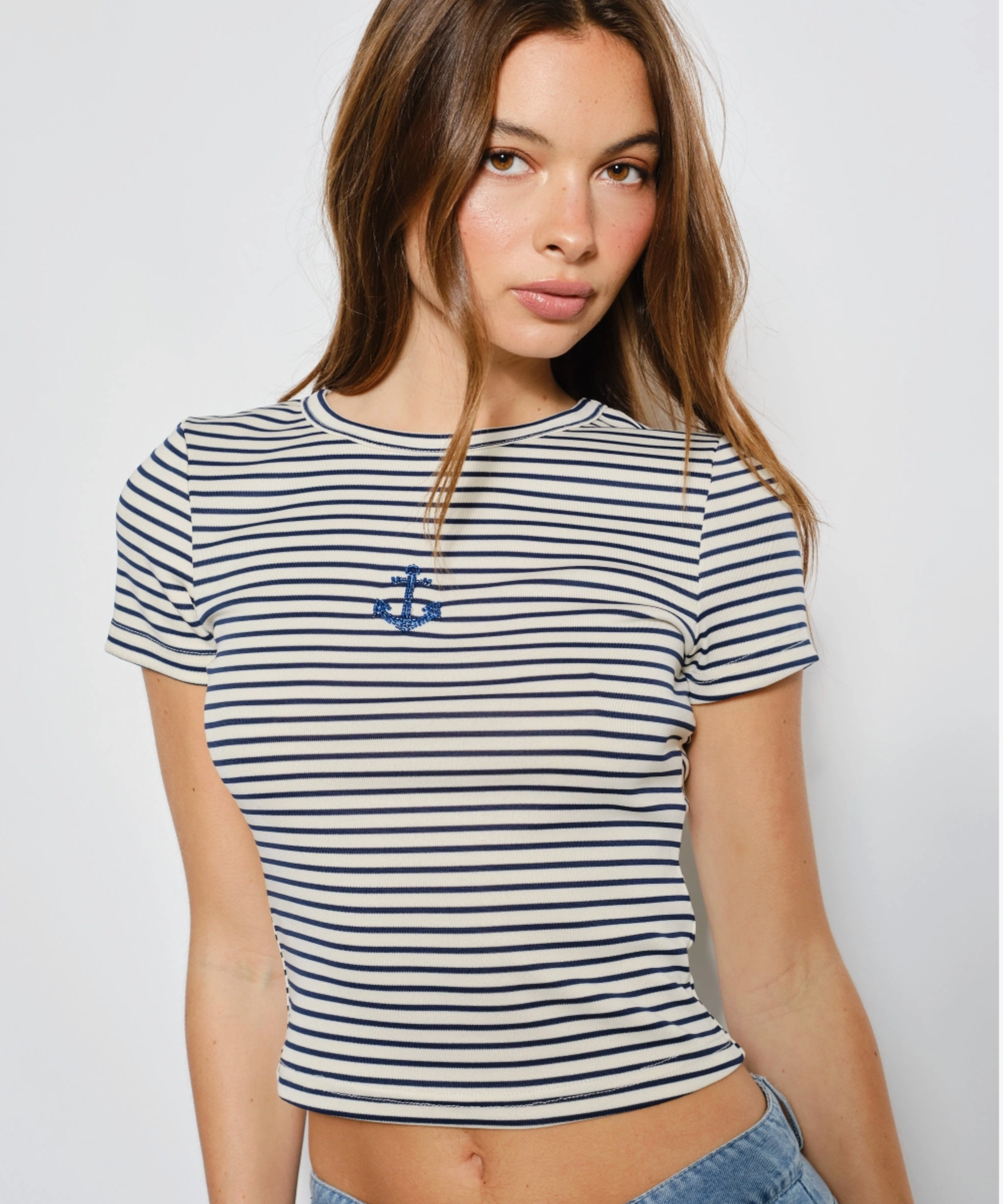 Anchor Striped Tee