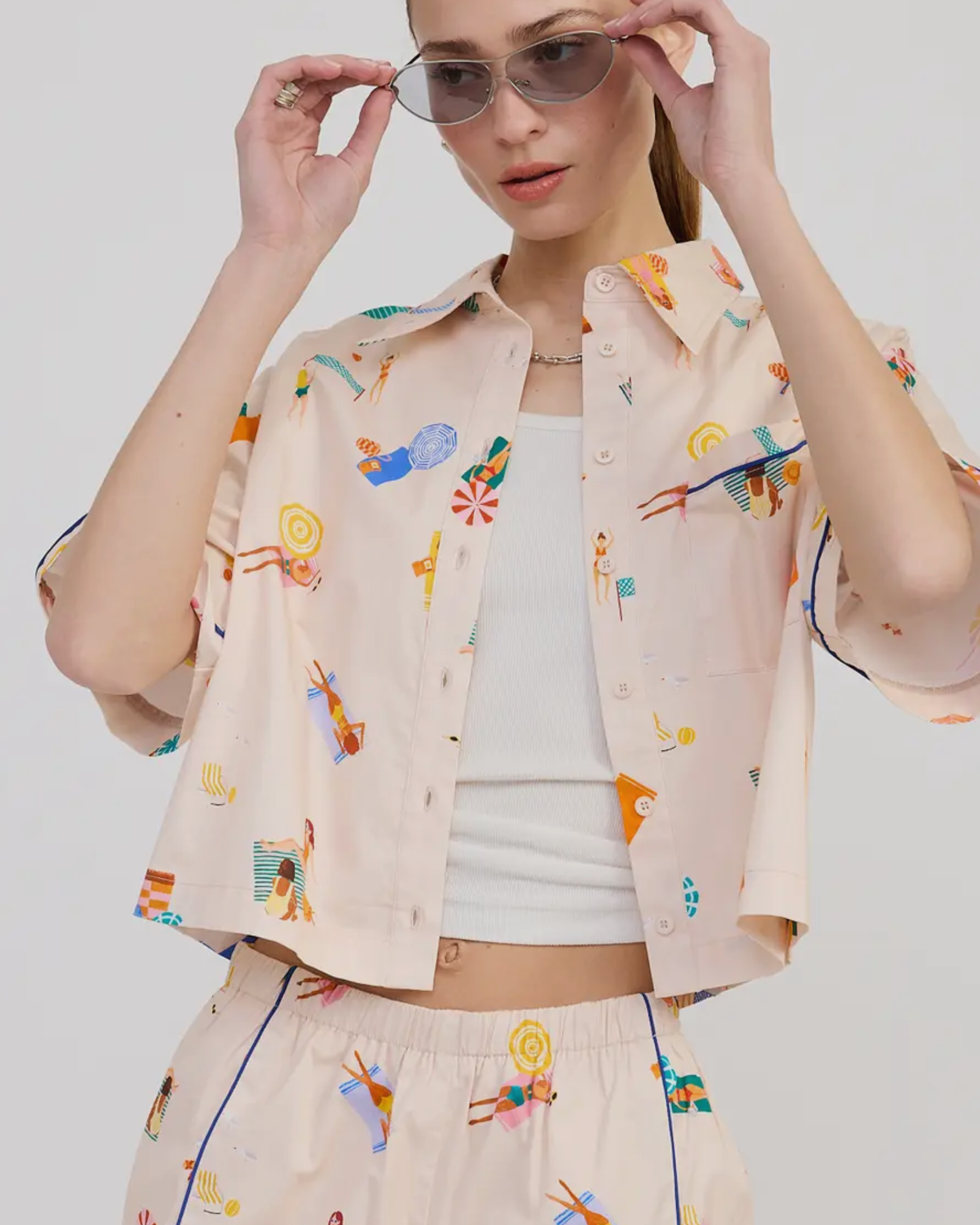 Poolside Button Down