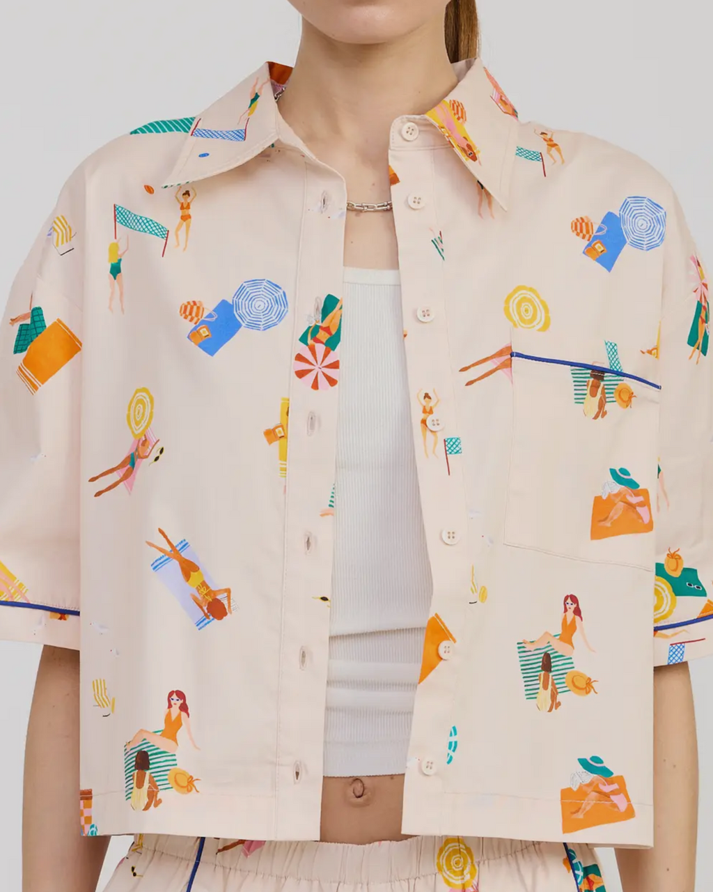 Poolside Button Down