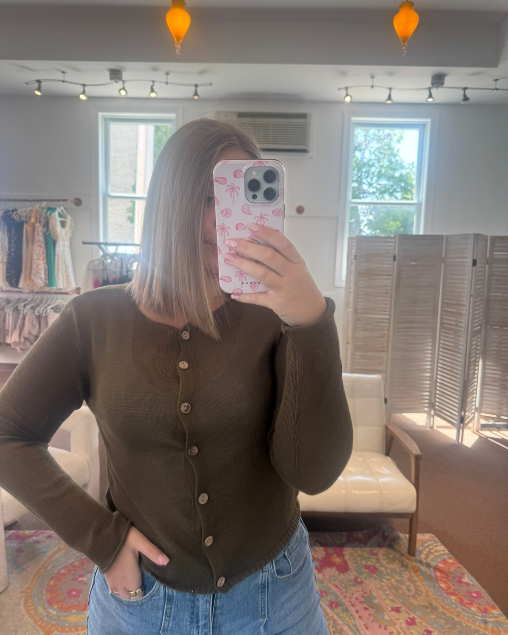 Olive Cardigan