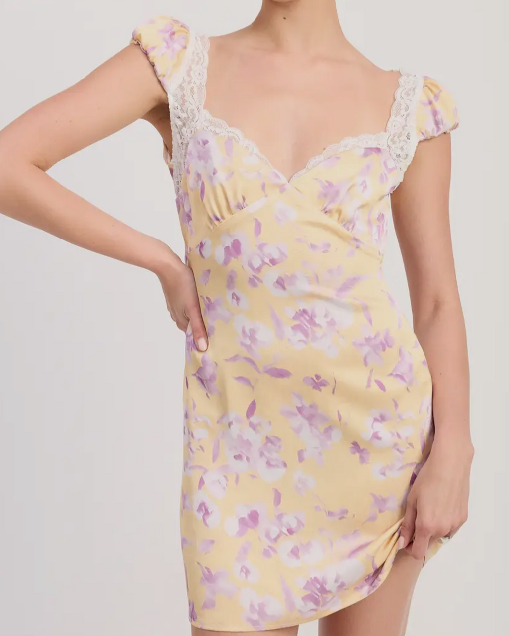 Pastel Garden Mini Dress