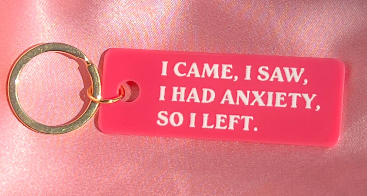 Anxiety Keychain